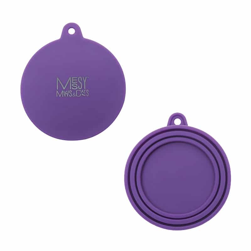 messy mutts purple can cover