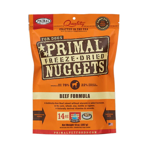 Primal Canine Beef Freeze Dried Nuggets