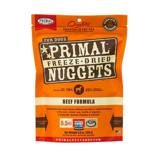 Primal Canine Beef Freeze Dried Nuggets