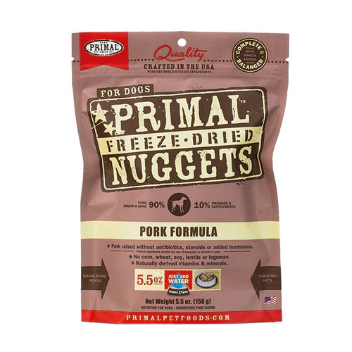 Primal Canine Pork Freeze Dried Nuggets