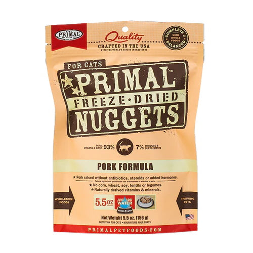 Primal Feline Pork Freeze Dried Nuggets