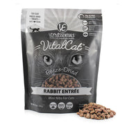 Vital Essentials - Freeze Dried Cat Food - Rabbit Mini Nibs - 12 oz