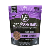 Vital Essentials - Dog GF Freeze Dried Food - Turkey Mini Nibs - 1lb